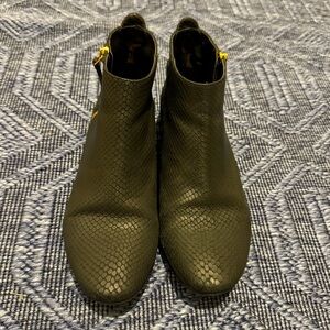 Cole Haan Belmont Snake Leather Bootie - Sz: 8